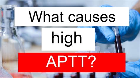 What causes high APTT and low RDW?