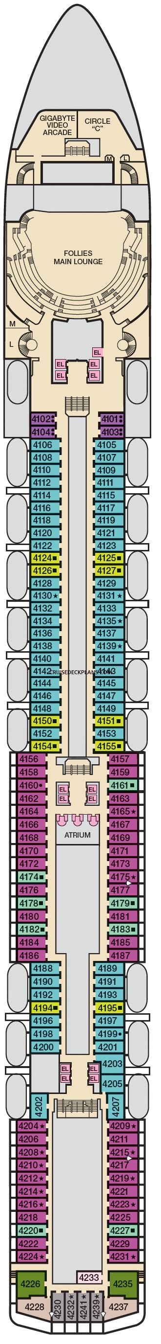 Carnival Legend Main Deck Plan Tour