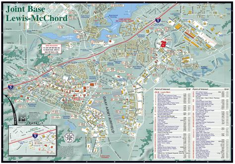 US Army MWR :: JBLM Map