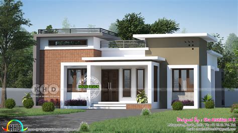 1154 sq-ft 3 BHK one floor house plan - Kerala Home Design and Floor ...