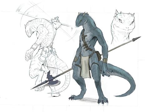 Lizard man by koutanagamori on DeviantArt