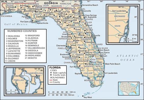 Interactive Florida County Map - Free Printable Maps