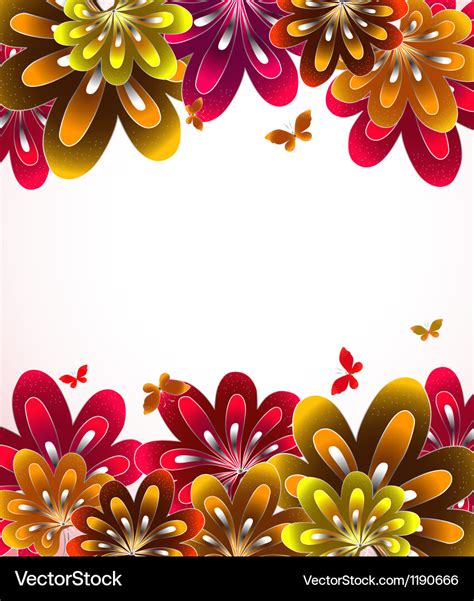 Flower background Royalty Free Vector Image - VectorStock