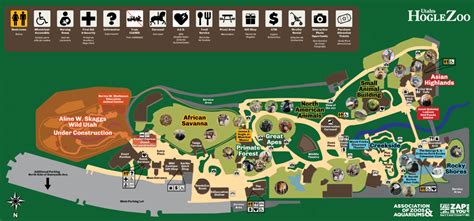 Hogle Zoo Map and Brochure (2022 - 2024) | ThemeParkBrochures.net