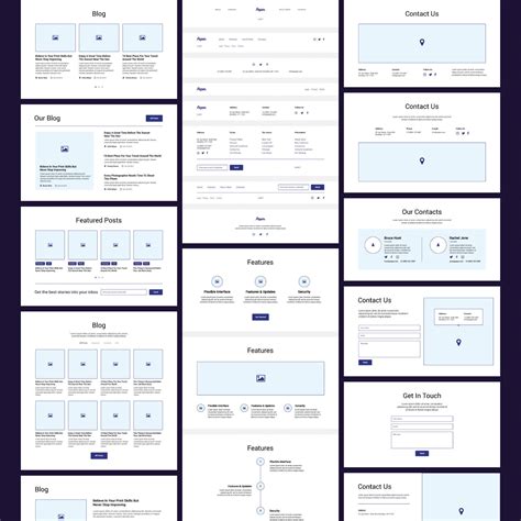 Paper - Website Design Wireframe Kit