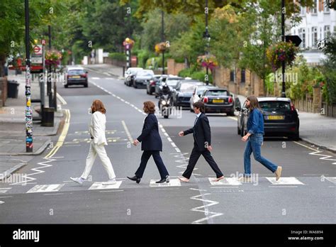 Actors Beatles Original Abbey Road Album Cover Art Walking Across St Publicity Photo ...