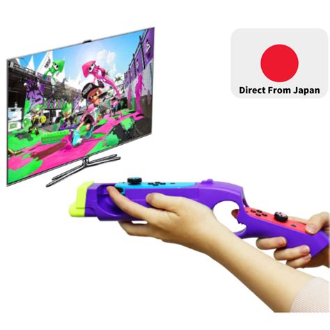 [Direct from Japan]Splatoon 3 Dedicated Game Gun Switch Joy-con Handle Splatoon 3 Shooting Game ...