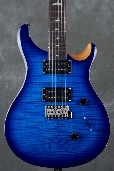 PRS SE Custom 24 - Faded Blue Burst | Rich Tone Music