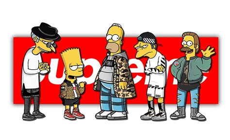 Streetwear, Cartoon Wearing Supreme HD wallpaper | Pxfuel