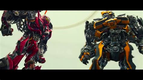 Transformers Age of Extinction - Bumblebee meets Stinger Scene (1080pHD VF) - YouTube