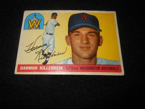 1955 Harmon Killebrew rookie card Topps Baseball