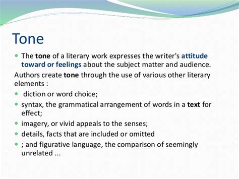 Literary devices introduction to theme mood and tone