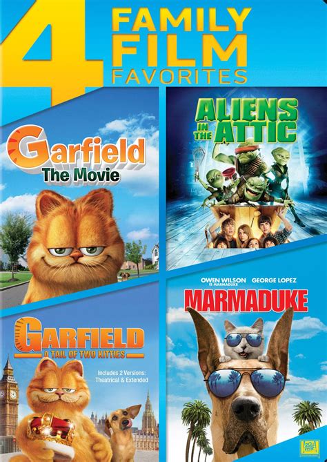 Best Buy: Garfield: The Movie/Aliens in the Attic/Garfield: A Tail of Two Kitties/Marmaduke [4 ...