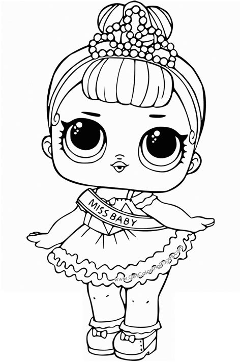 LOL Surprise Dolls Coloring Pages. Print Them for Free! All the Series