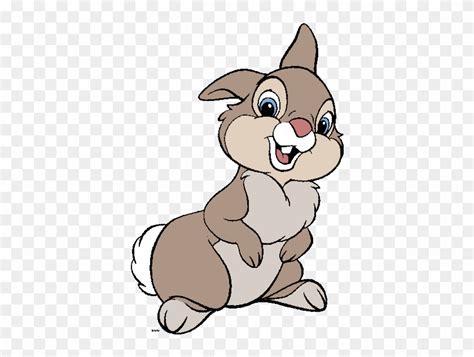 Panpan Le Lapin De Bambi - Conejo Dibujo A Color - Free Transparent PNG ...