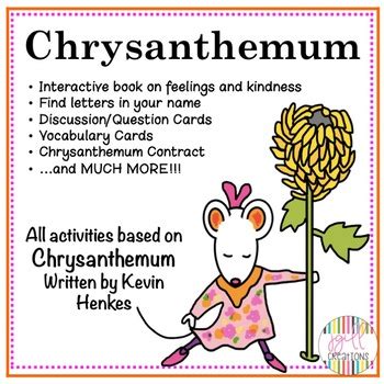 Chrysanthemum Activities by jgill creations | TPT