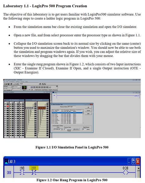 Solved LogixPro 500 Program CreationThe objective of this | Chegg.com