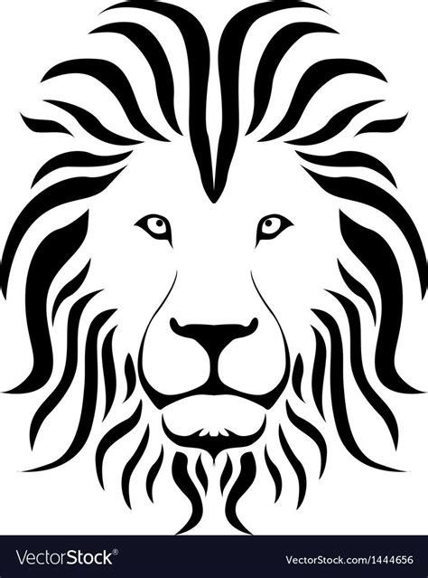 Black lion head silhouette. Download a Free Preview or High Quality Adobe Illustrator Ai, EPS ...