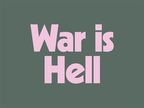 War is Hell by J.D. Reeves on Dribbble