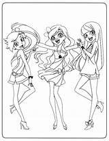 Lolirock Iris Coloring Pages Sketch Page sketch template