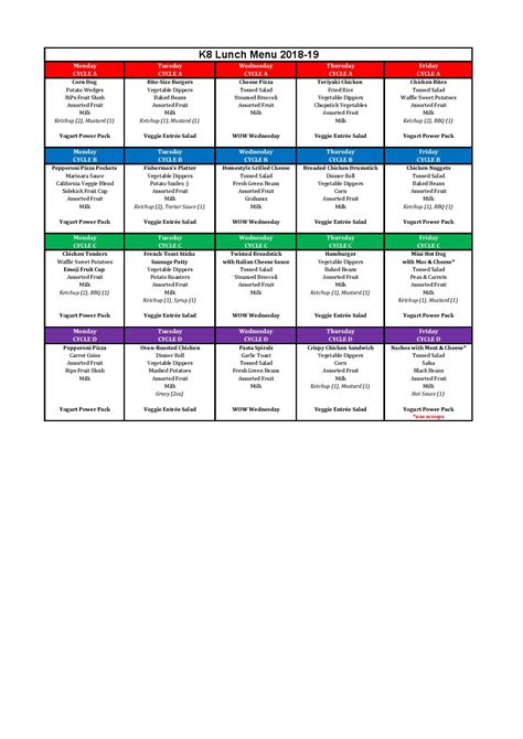 Provided meals coming to all Lee County schools for 2018-19