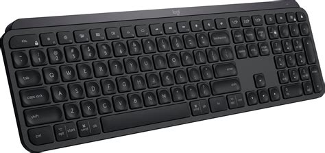 Customer Reviews: Logitech MX Keys Advanced Wireless Illuminated Keyboard Black 920-009295 ...