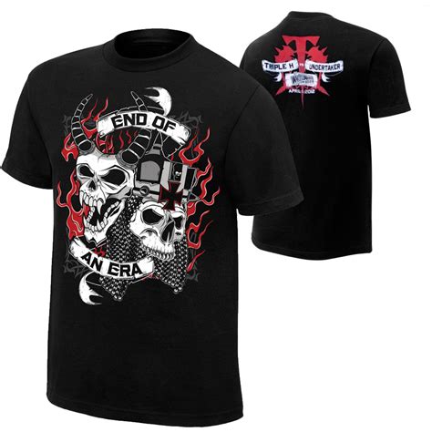 WrestleMania 28 Undertaker vs. Triple H "End of an Era" T-Shirt | Pro Wrestling | FANDOM powered ...