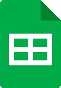 Google Spreadsheet Logo PNG Vector (SVG) Free Download