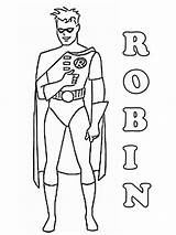 Batman And Robin coloring pages sketch template