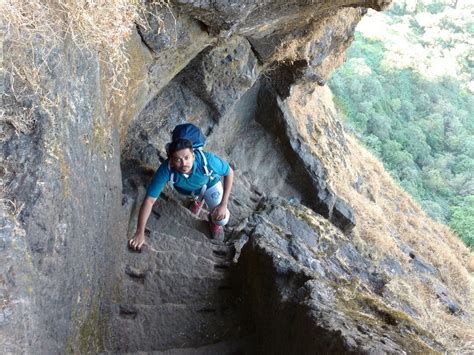 Harihar Fort Trek ️ For the love of vertical stairs