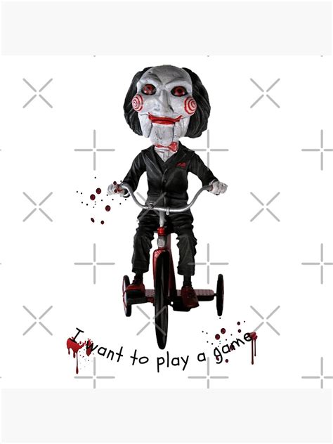 "SAW - Jigsaw - I want to play a game" Poster for Sale by OnSale | Redbubble