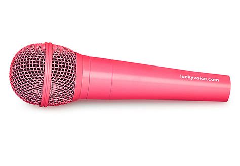 Pink Karaoke Microphone for Kids | Lucky Voice