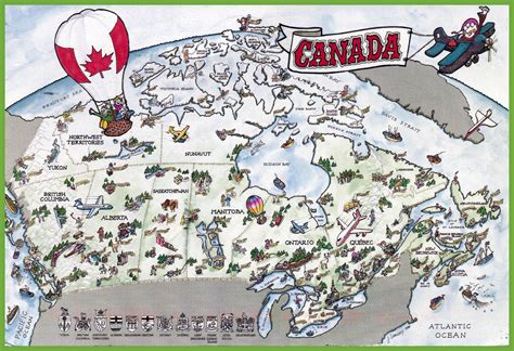 Canada tourist map - Ontheworldmap.com