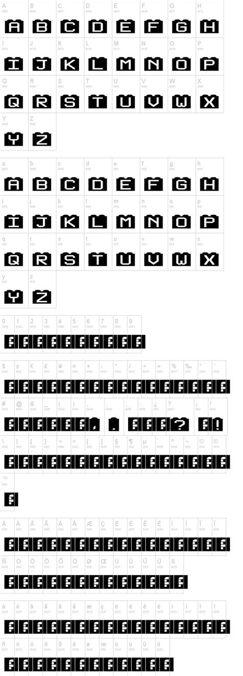 Building Blocks Font | Pattern design inspiration, Building blocks ...