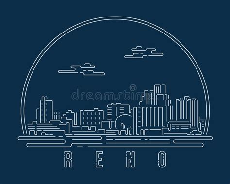 Reno Skyline White Stock Illustrations – 24 Reno Skyline White Stock Illustrations, Vectors ...