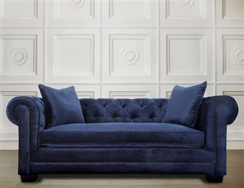 15 Best Blue Velvet Tufted Sofas