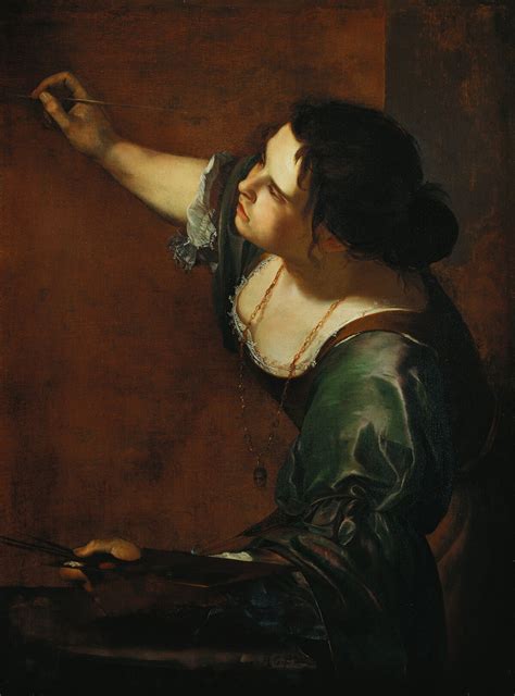 Self-portrait as the Allegory of Painting by Artemisia Gentileschi