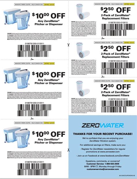 PRINT COUPONS FOR ZEROWATER PRODUCTS!!!! ⋆ Discounts and Savings Canada