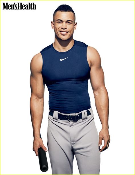 MLB's Giancarlo Stanton Shows Off His Hot Shirtless Abs for 'Men's ...