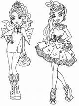 Ever After High coloring Pages sketch template