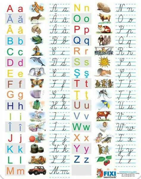 Romanian Alphabet and Write Letters Litere De Mana si Litere De Tipar | Preschool writing ...