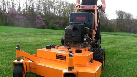 Scag 36 Commercial Zero Turn Walkbehind Lawn Mower... - YouTube