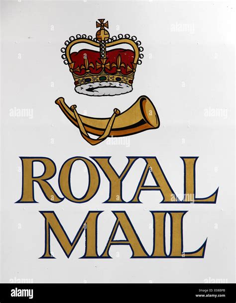 Royal mail crown logo hi-res stock photography and images - Alamy