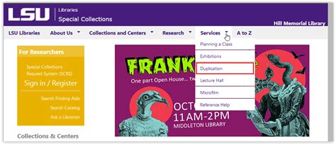 LSU Libraries: Special Collections: Special Collections Duplication Services - GROK Knowledge Base