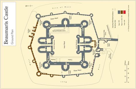 Beaumaris Castle Floor Plan - floorplans.click