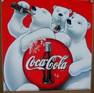 Coca Cola Coke Polar Bears Decal -- Antique Price Guide Details Page