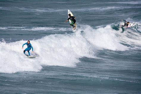 Surfing - Newquay - Cornwall - England Editorial Stock Image - Image of ...