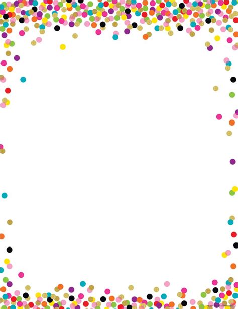 View and Download hd Confetti Border PNG Image for free. The image resolution is 900x900 and ...