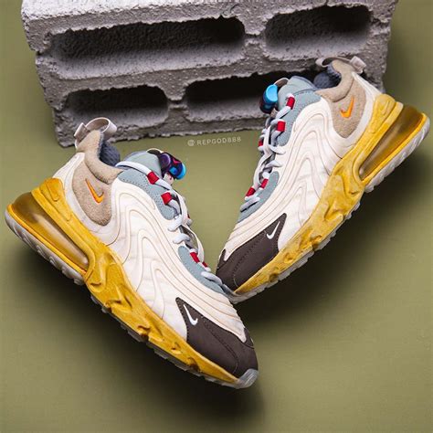 Travis Scott Nike Air Max 270 React CT2864-200 Release Info | SneakerNews.com