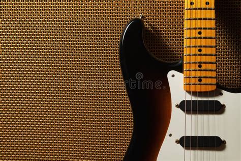 Electric Guitar and Amplifier Stock Image - Image of rhythm, melody ...